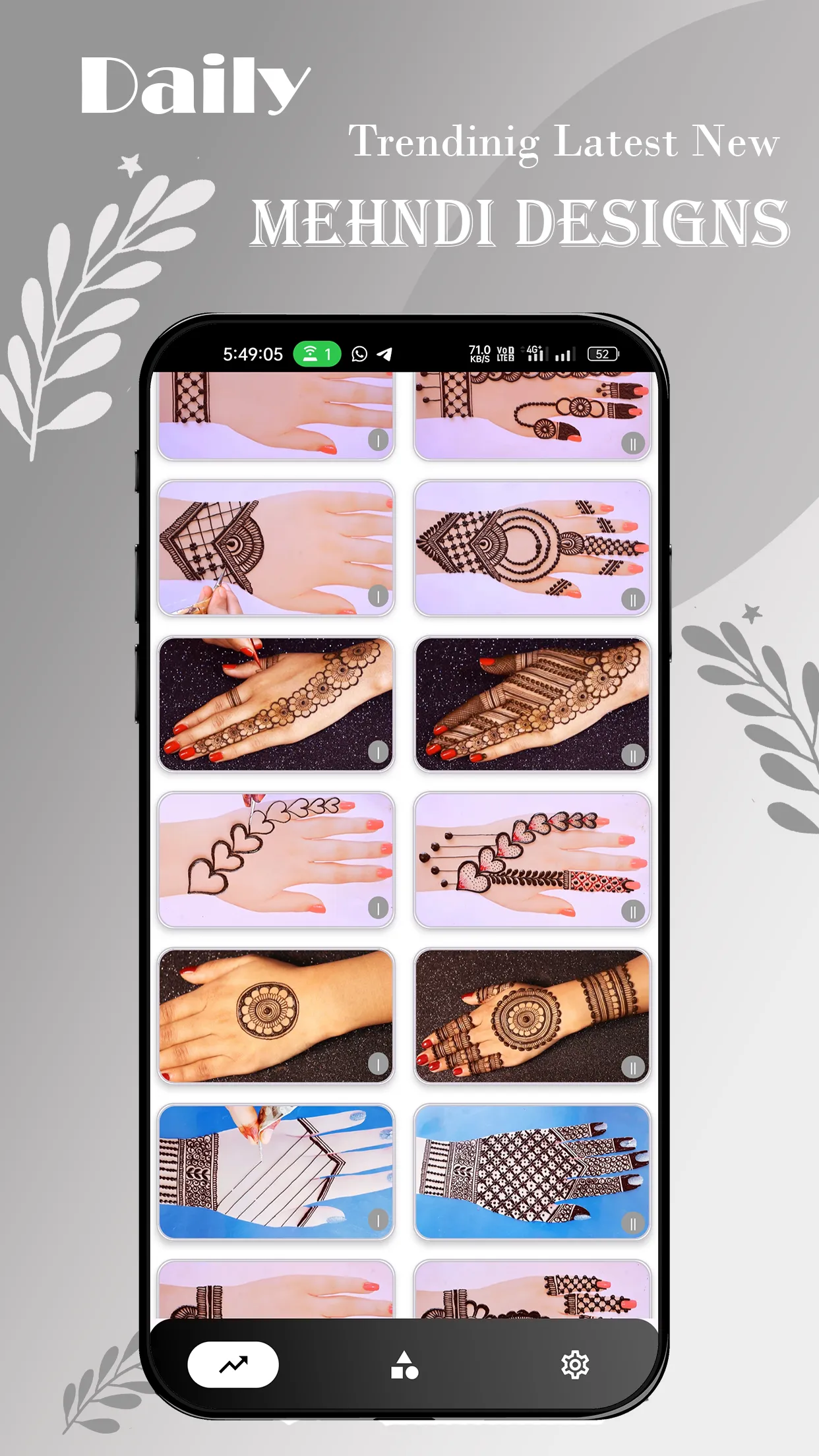 Mehndi Design 2025 - Henna Art | Indus Appstore | Screenshot
