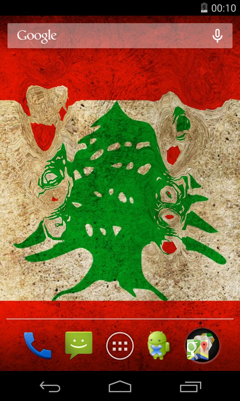 Flag of Lebanon Live Wallpaper | Indus Appstore | Screenshot