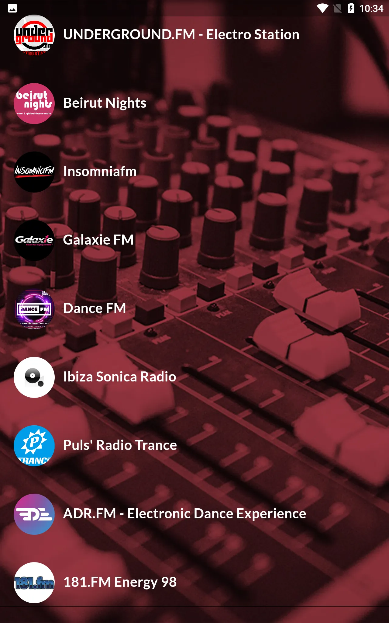 Electronic Music Radio Live | Indus Appstore | Screenshot