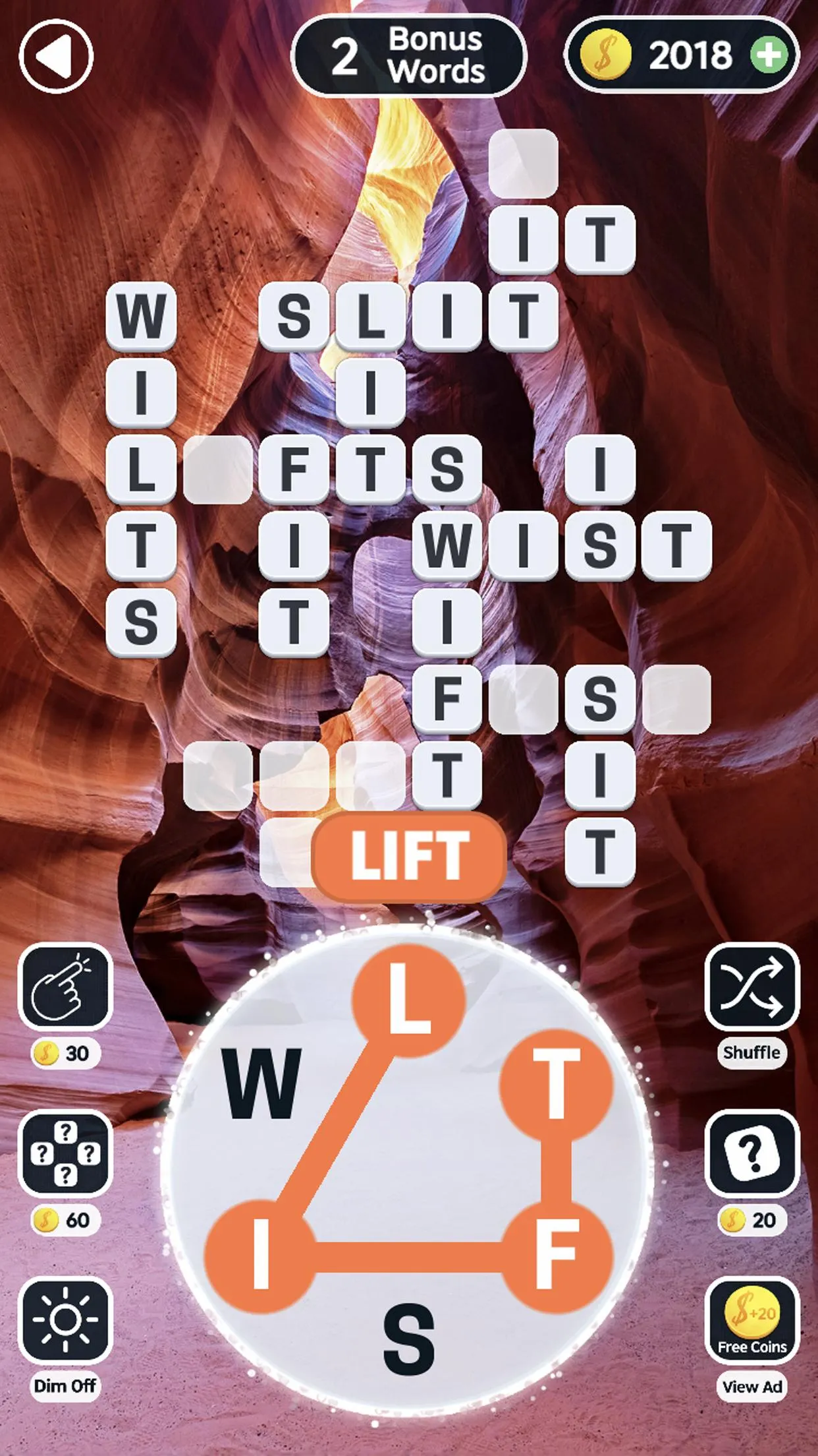 Word Swipe Crossword Puzzle | Indus Appstore | Screenshot