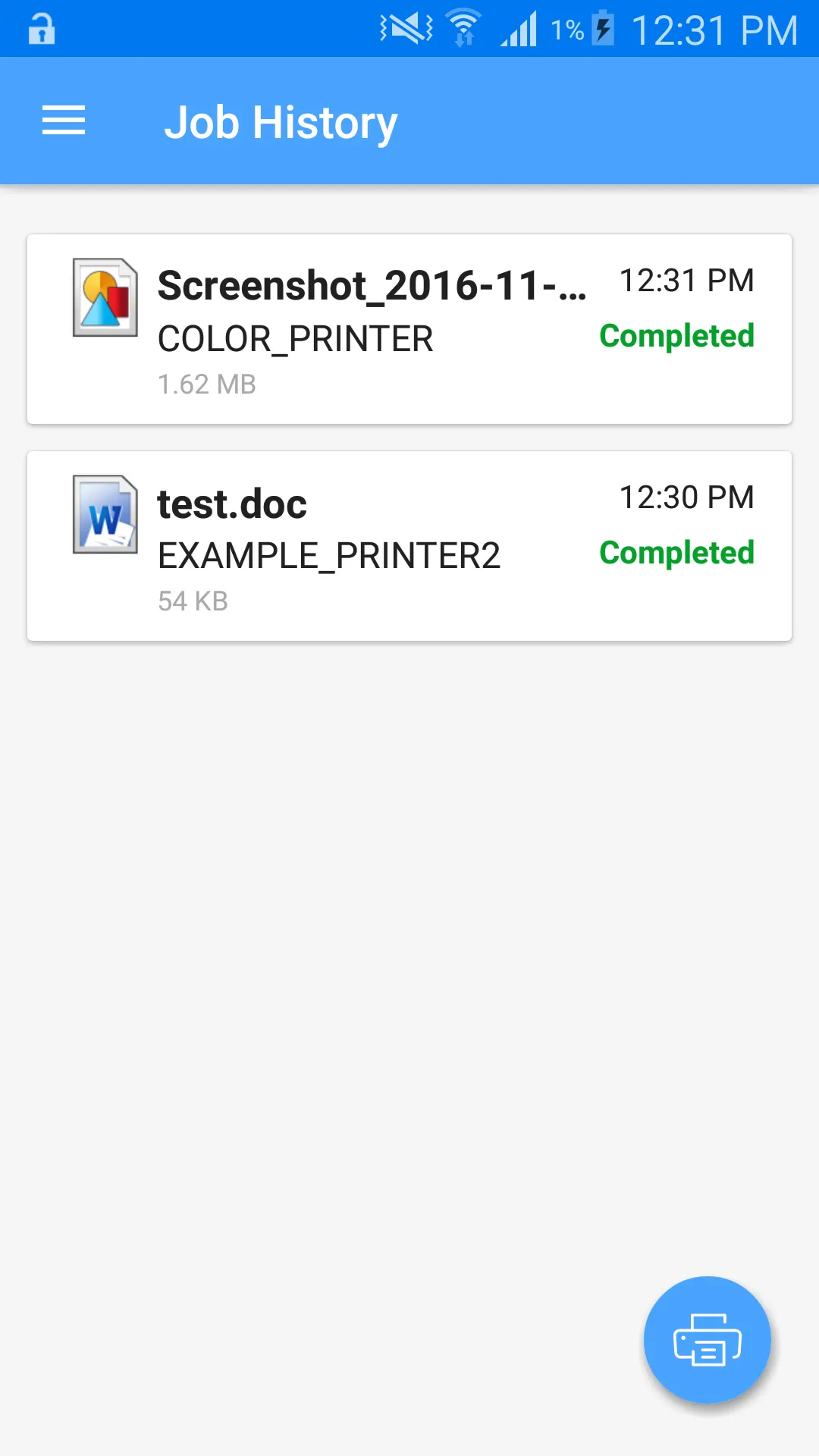 Micro Focus iPrint | Indus Appstore | Screenshot