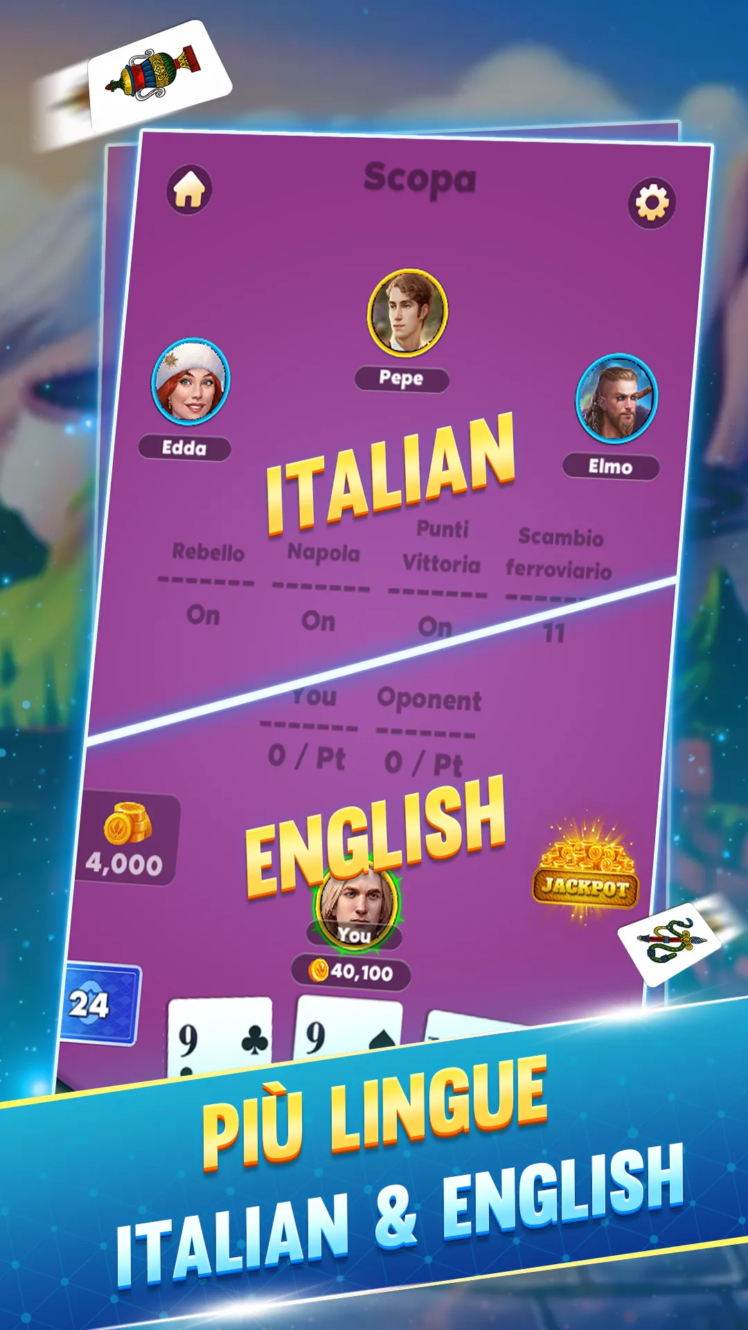 Scopa Briscola Italian Game | Indus Appstore | Screenshot