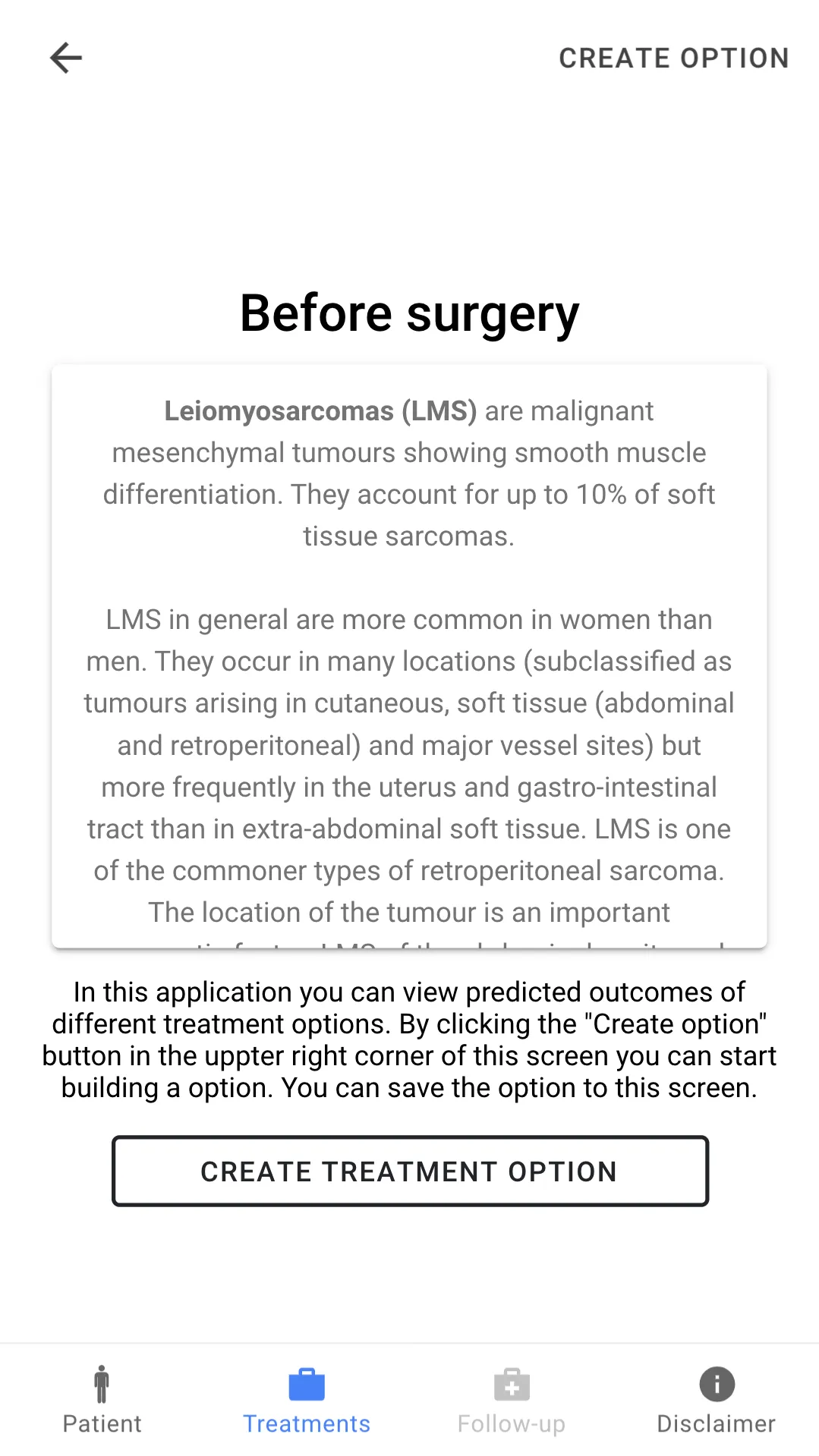 Personalized Sarcoma Care | Indus Appstore | Screenshot