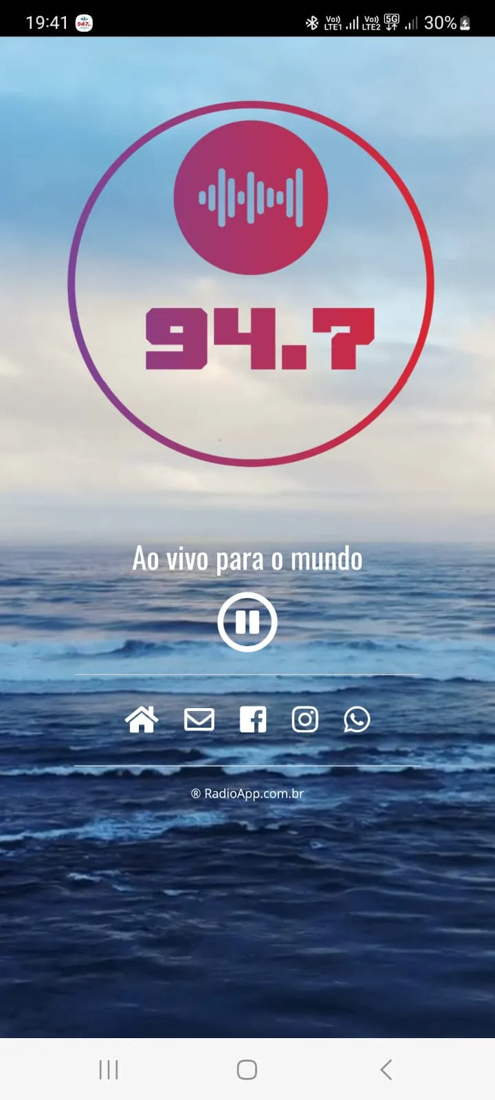 Rádio 94.7 FM | Indus Appstore | Screenshot