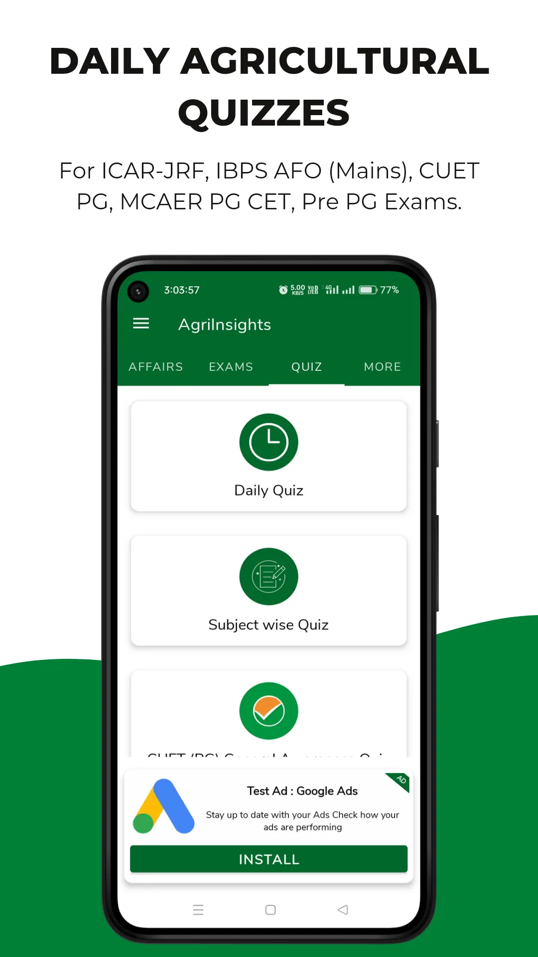 AgriInsights: Ace Agri Exams! | Indus Appstore | Screenshot