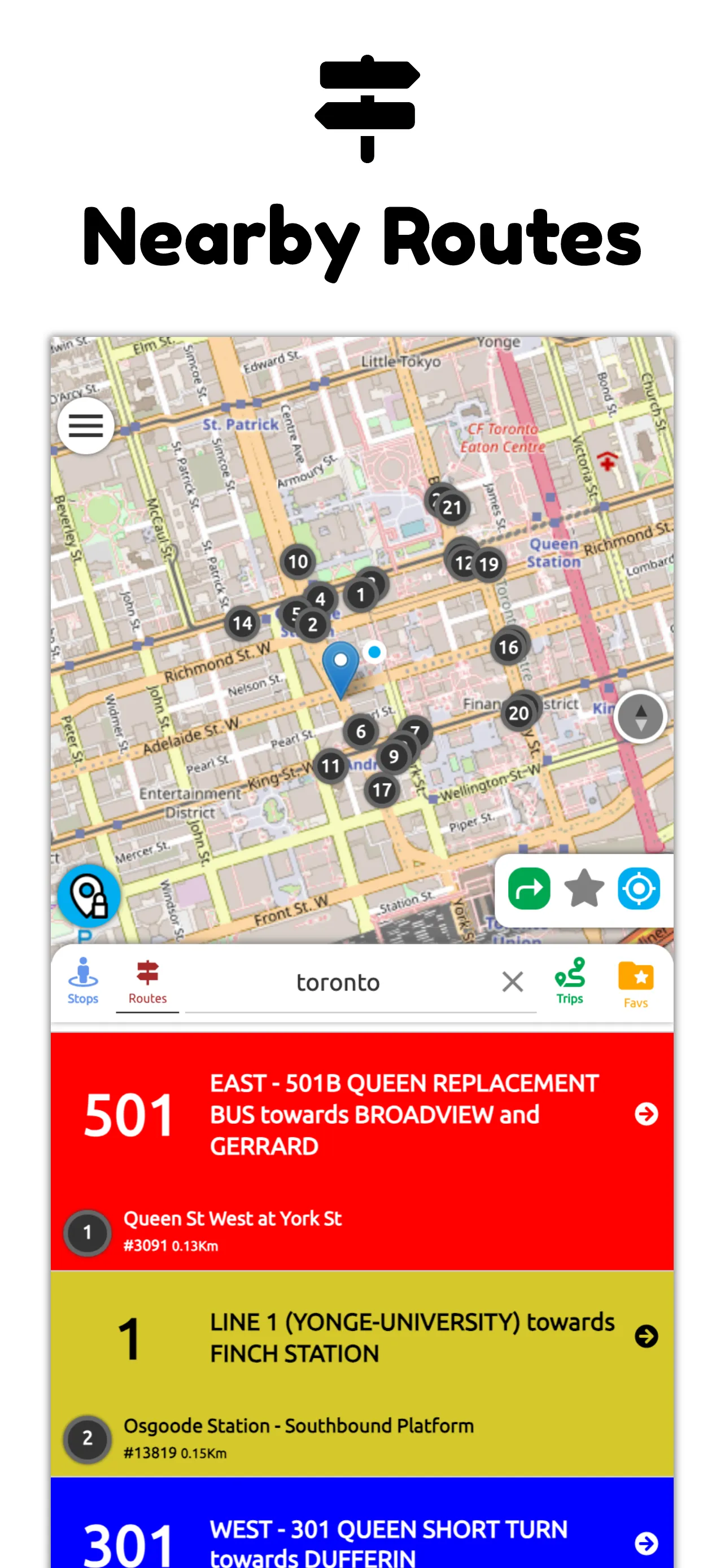 Toronto Transit TTC Real-Time | Indus Appstore | Screenshot