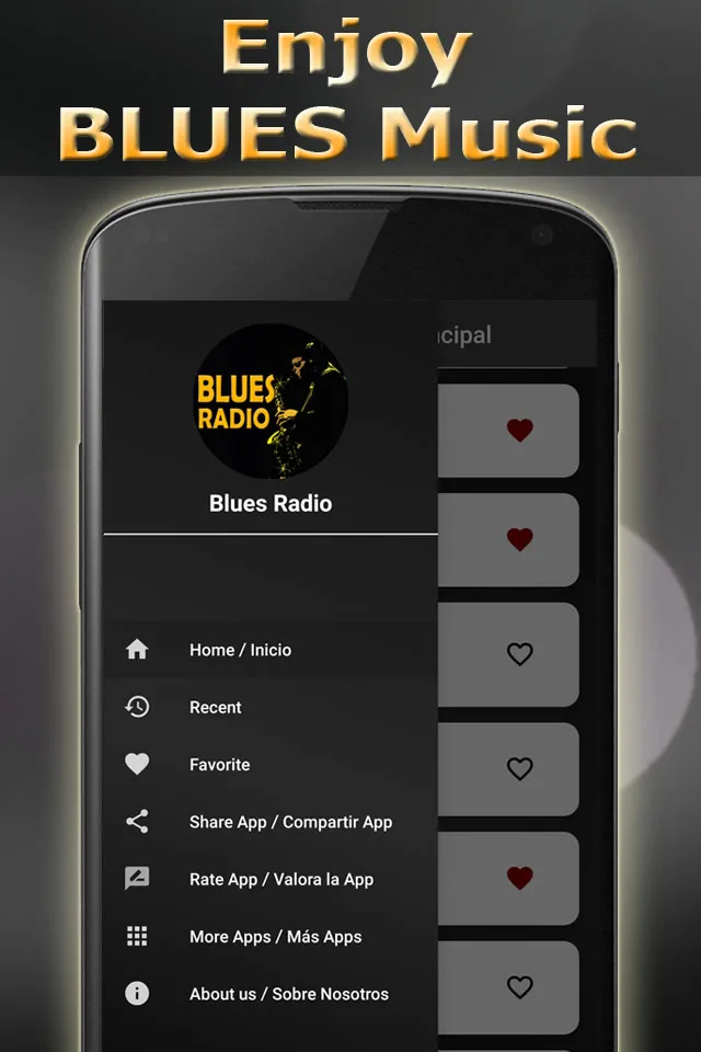 Blues Music Radio Stations | Indus Appstore | Screenshot