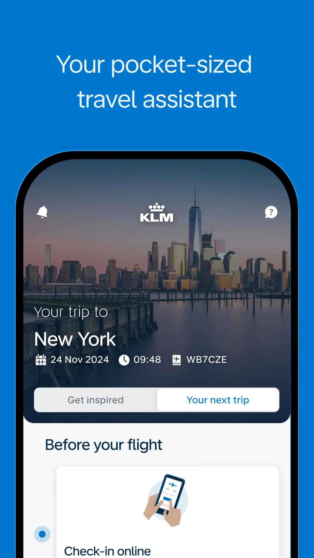 KLM - Book a flight | Indus Appstore | Screenshot