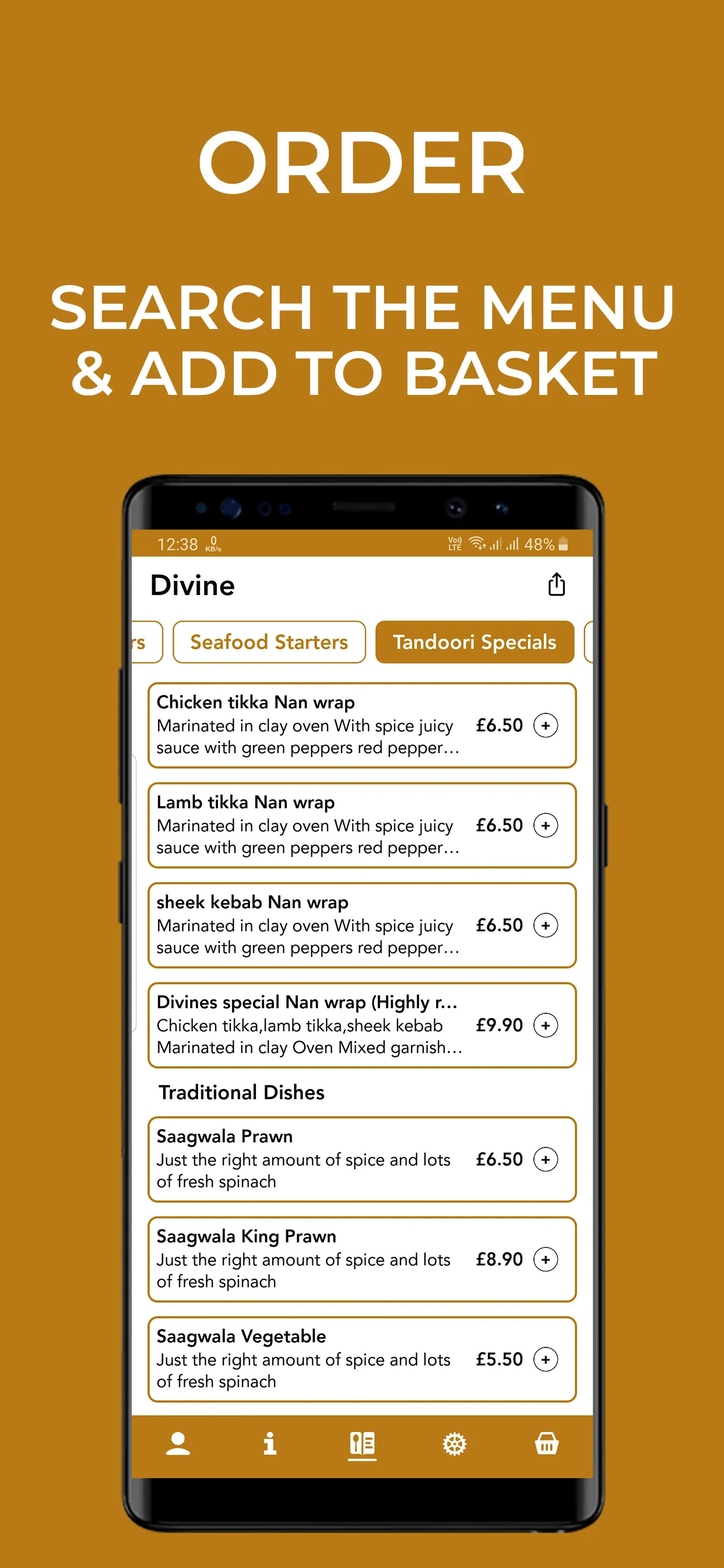 Divine Restaurant | Indus Appstore | Screenshot