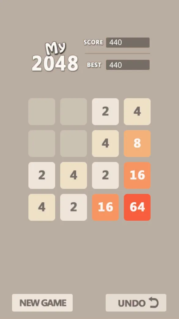 My 2048 | Indus Appstore | Screenshot