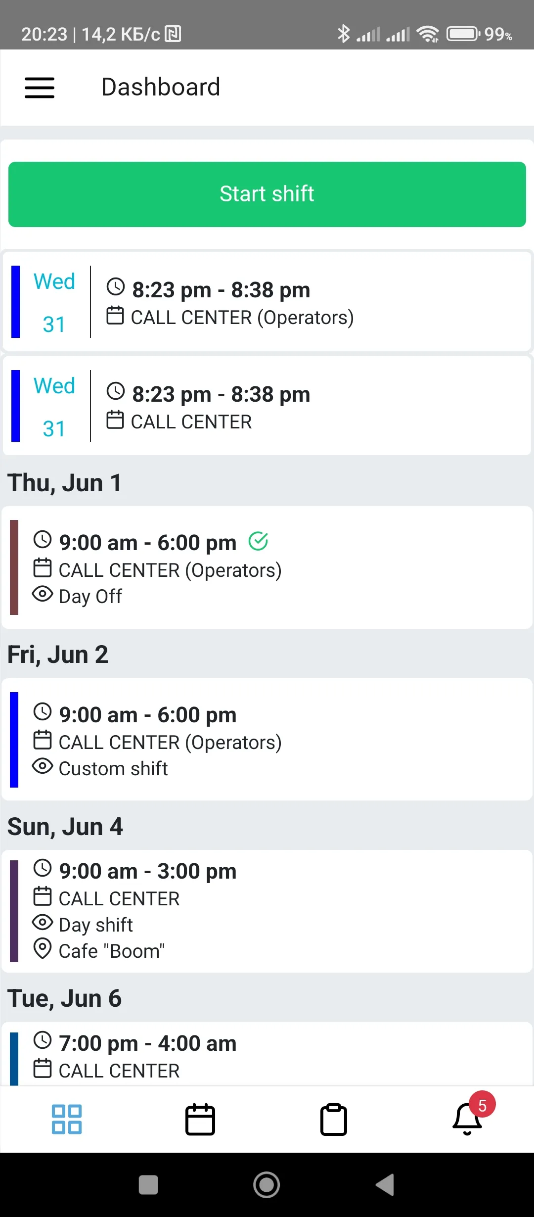 Shifton work scheduling | Indus Appstore | Screenshot