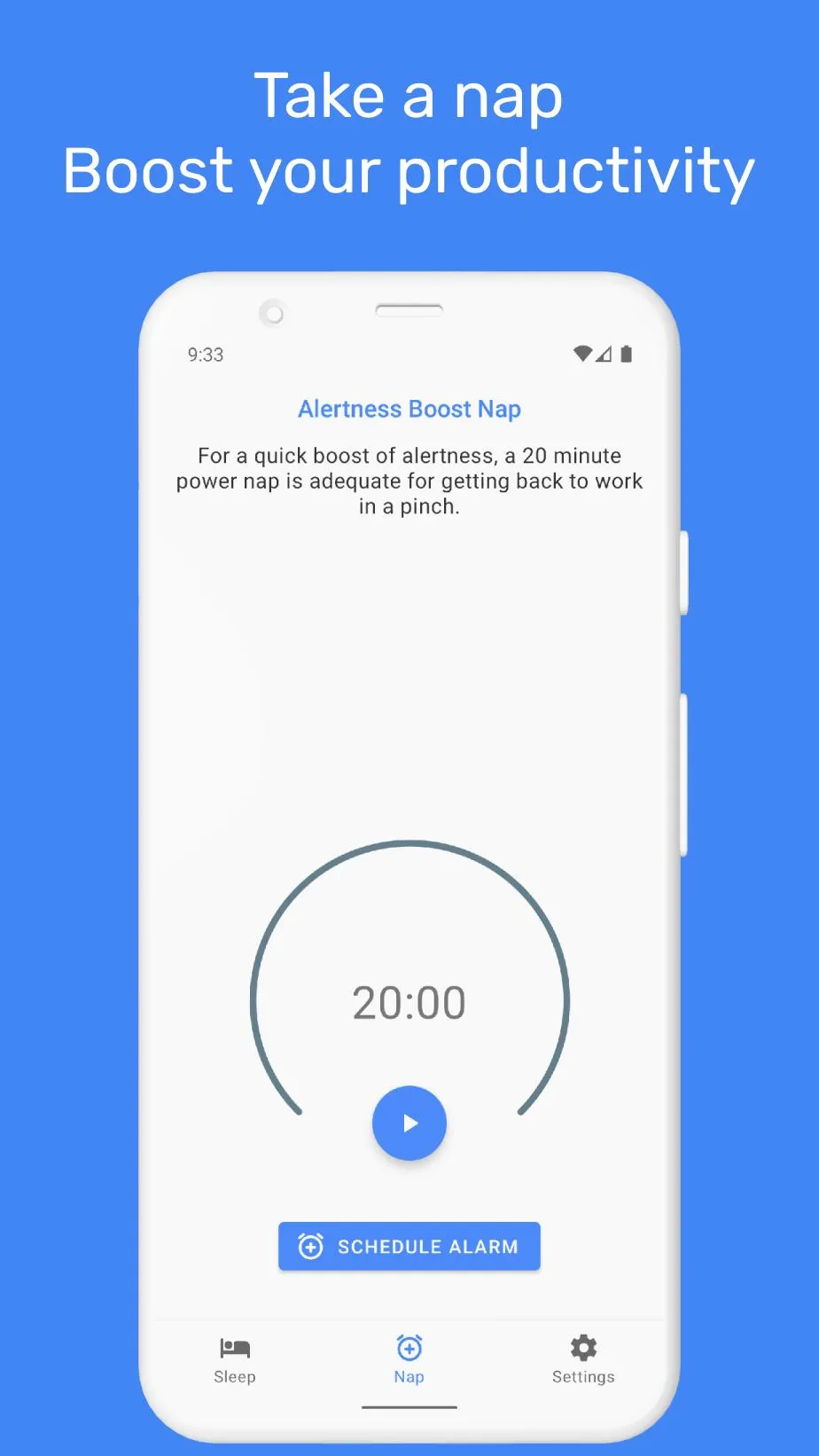 Naps & sleep cycle alarm | Indus Appstore | Screenshot