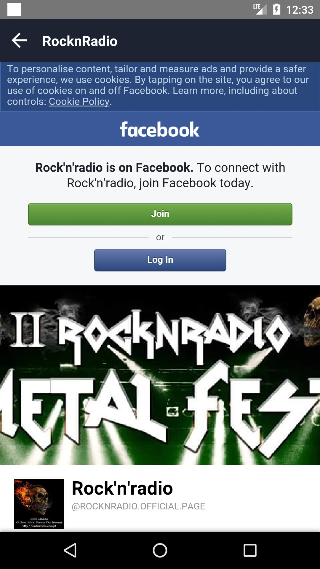 Rock´n´Radio | Indus Appstore | Screenshot