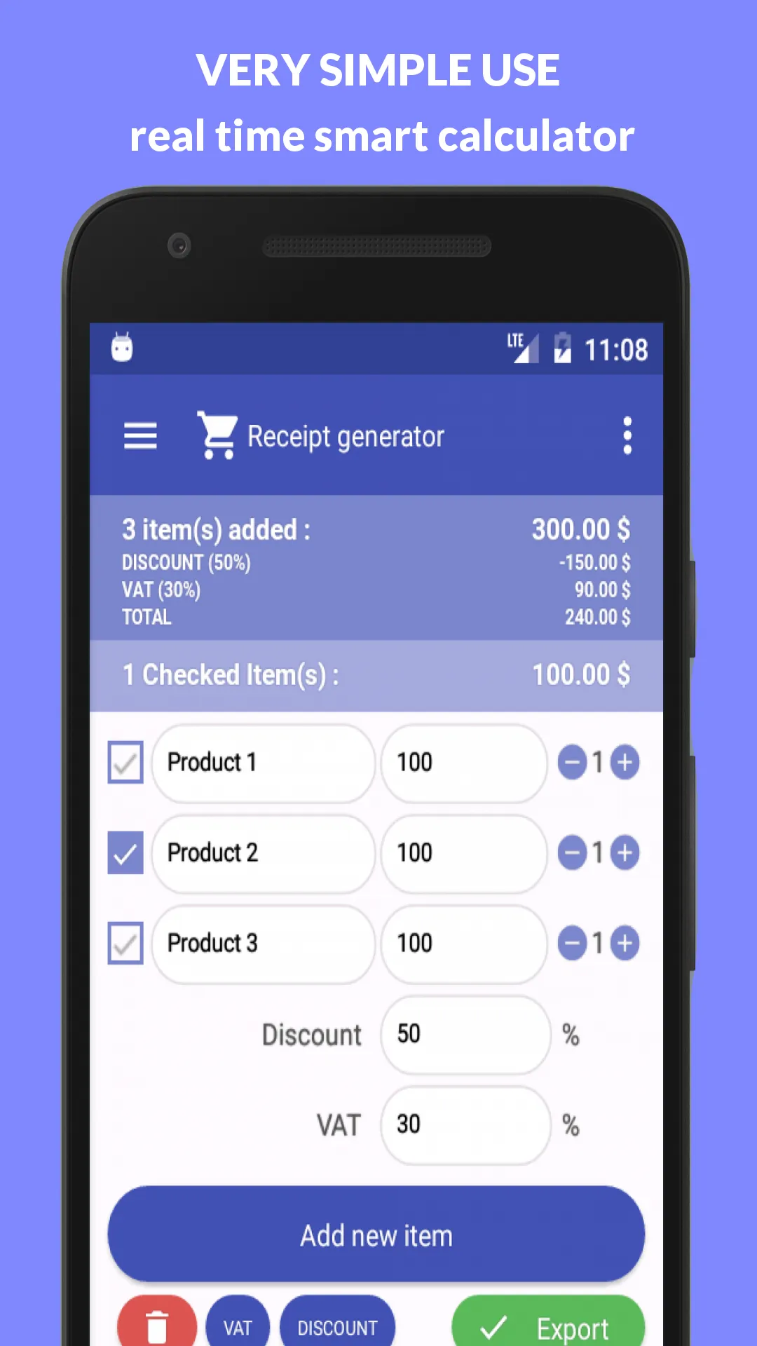 Receipt Generator | Indus Appstore | Screenshot