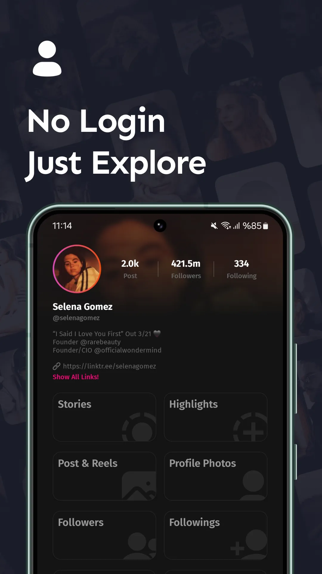 InAnalyze: Profile Viewer | Indus Appstore | Screenshot