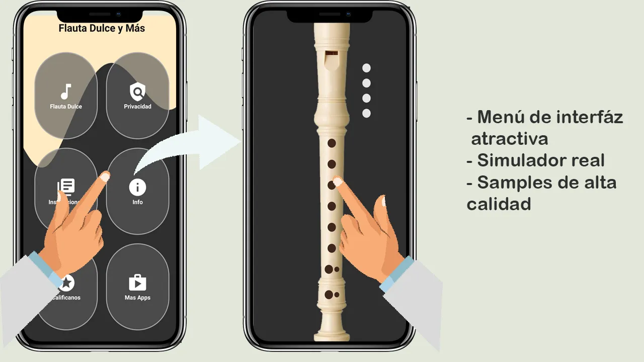 Flauta Dulce: toca melodias | Indus Appstore | Screenshot