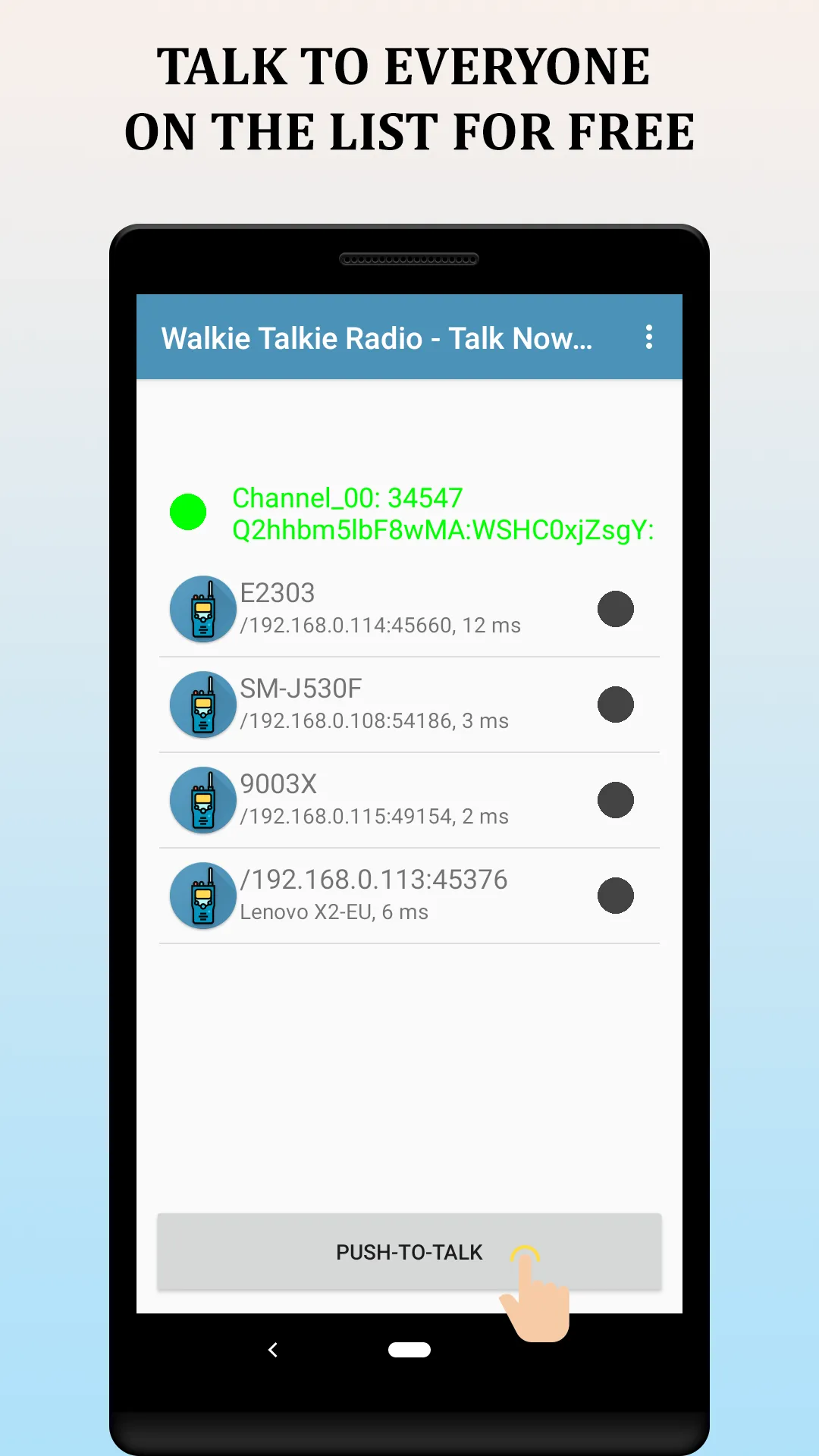 Walkie Talkie Radio | Indus Appstore | Screenshot