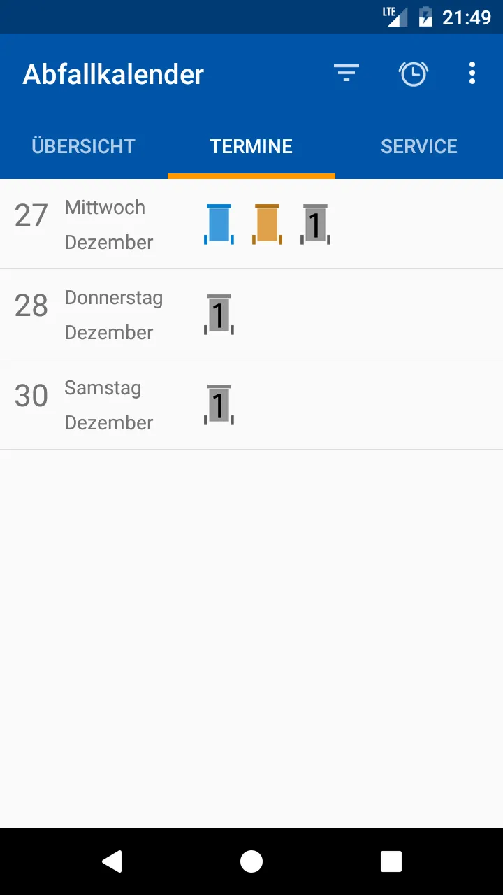 Abfallkalender Schwerin | Indus Appstore | Screenshot