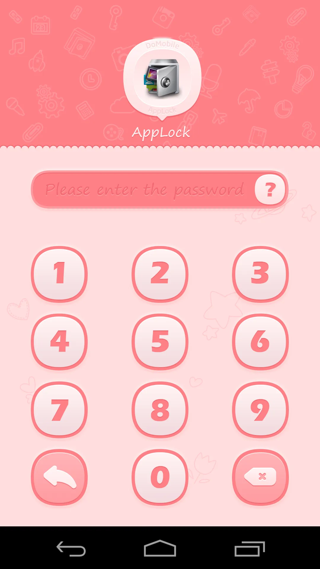 AppLock Theme Pink | Indus Appstore | Screenshot