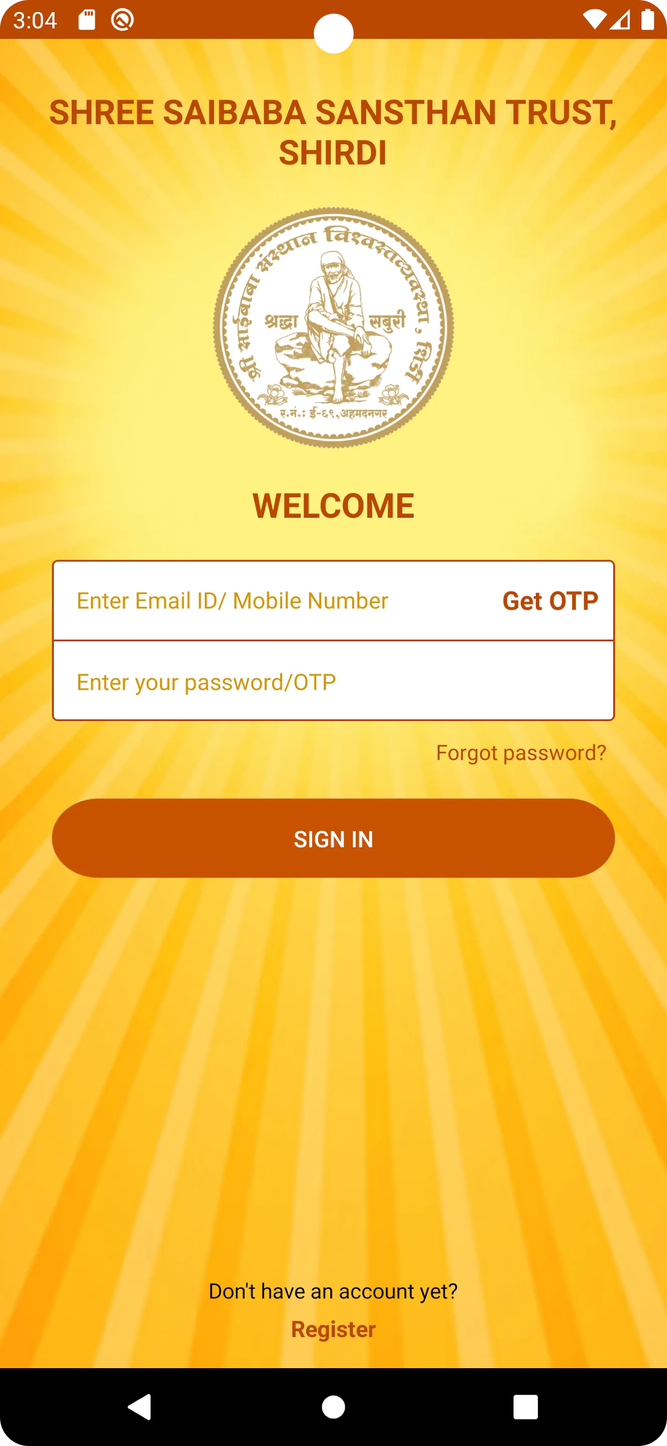 Shree Saibaba Sansthan Shirdi | Indus Appstore | Screenshot