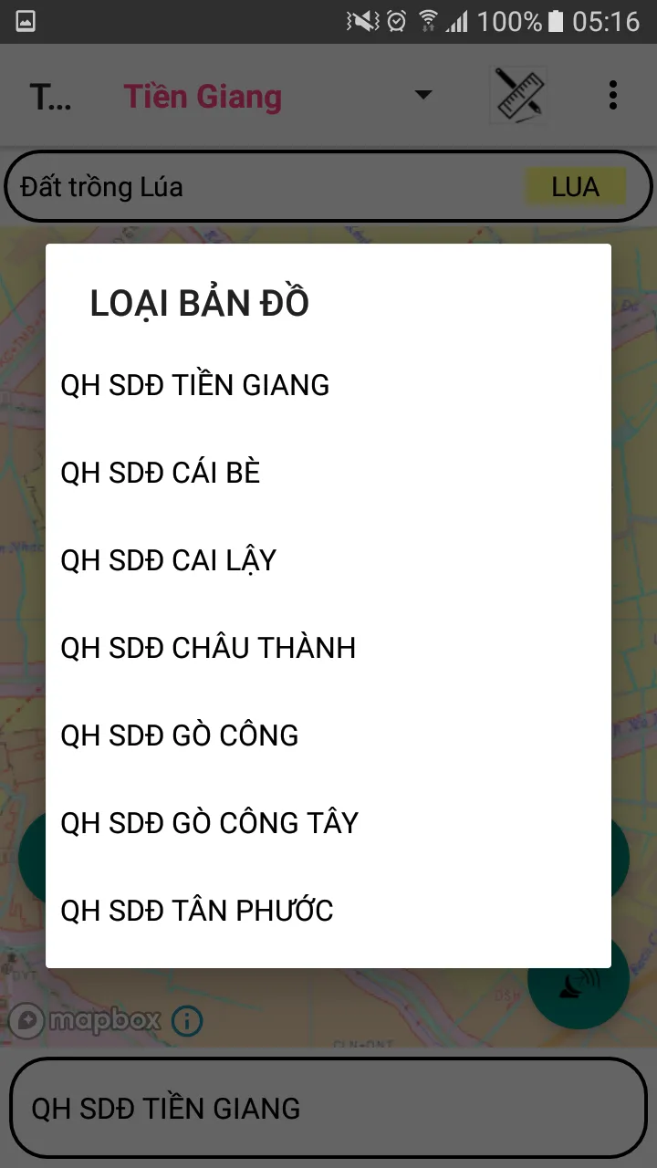 QH sử dụng đất Tiền Giang | Indus Appstore | Screenshot