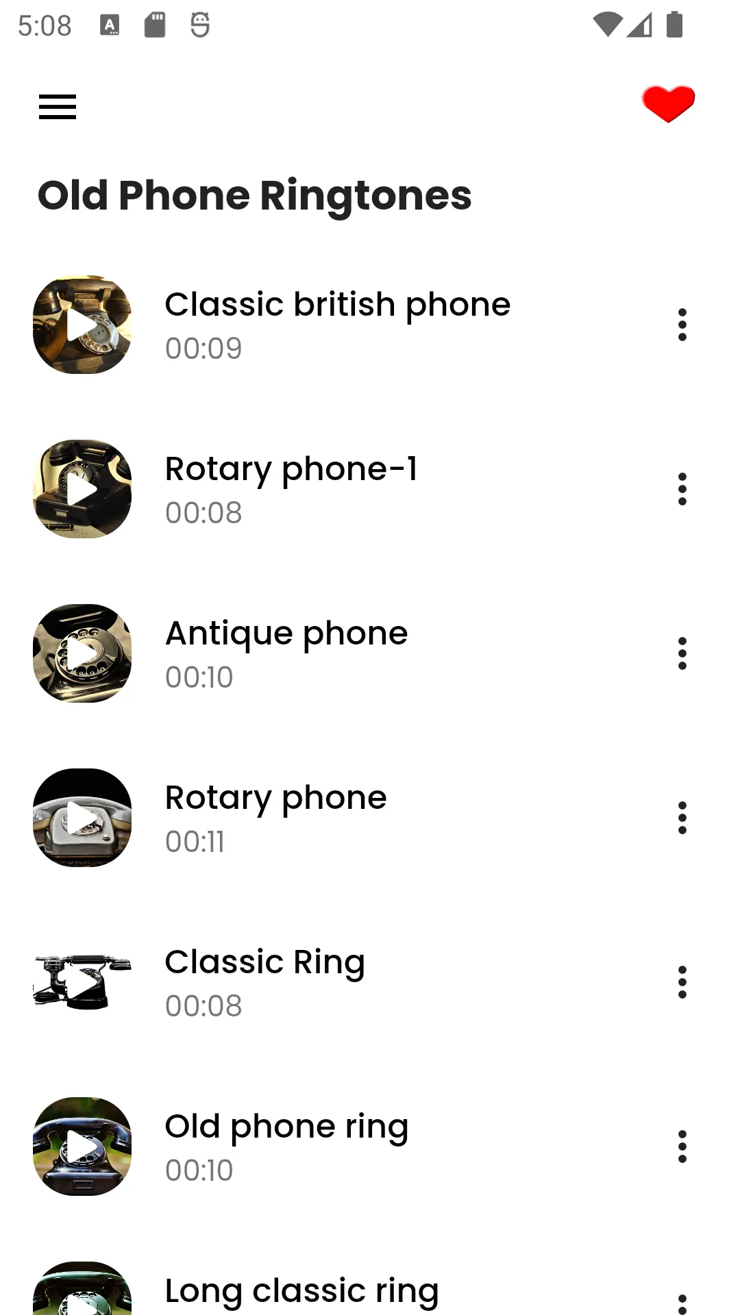 Ringtones: Classic Old Phone | Indus Appstore | Screenshot