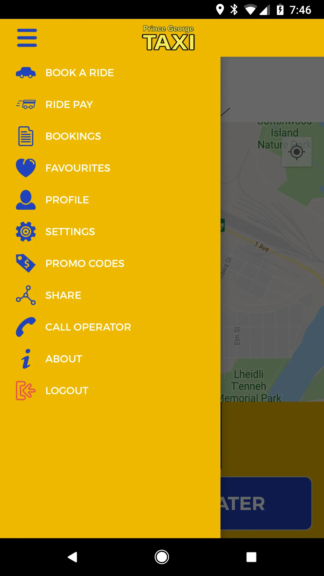 Prince George Taxi | Indus Appstore | Screenshot