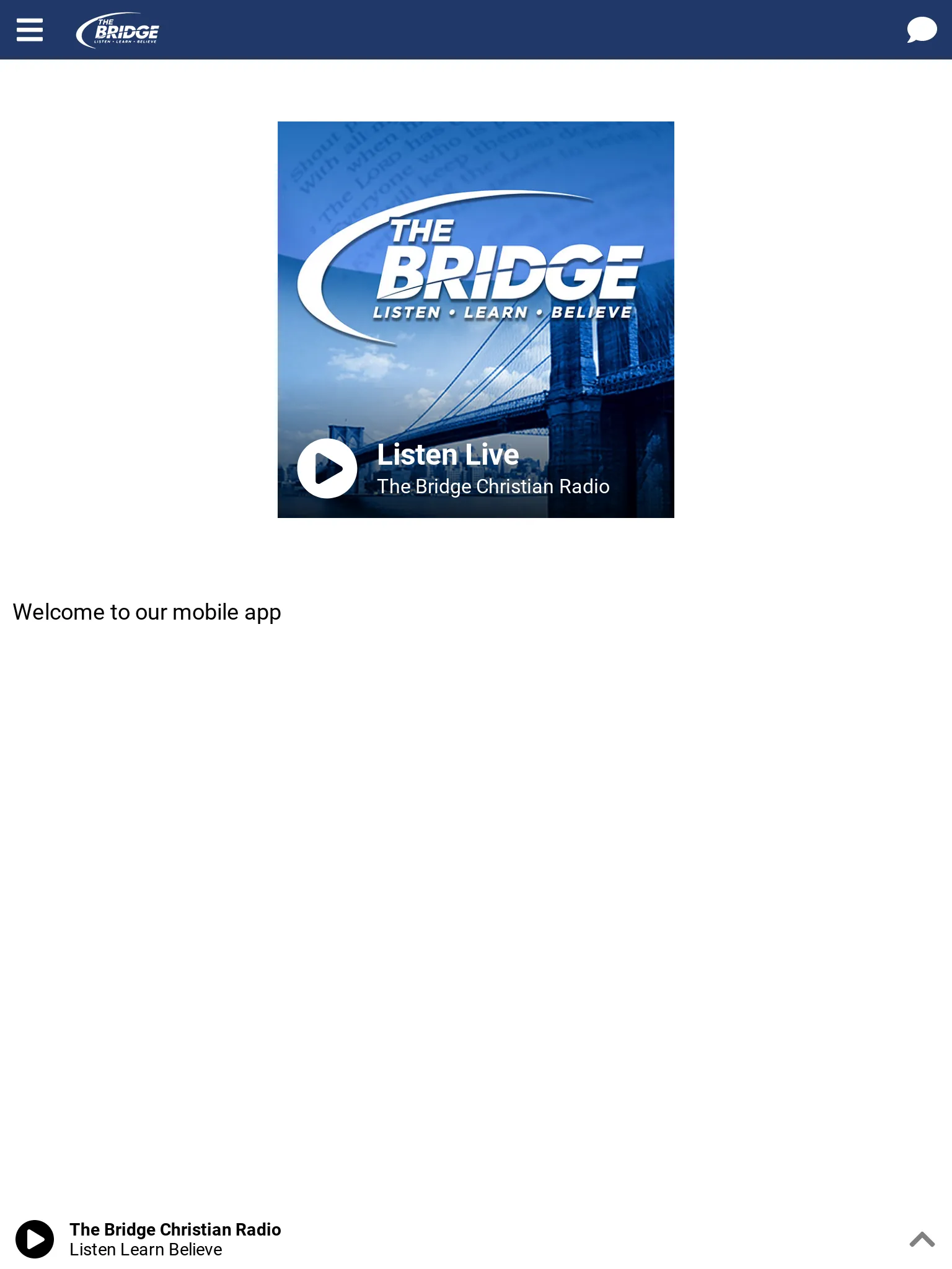 The Bridge Christian Radio | Indus Appstore | Screenshot