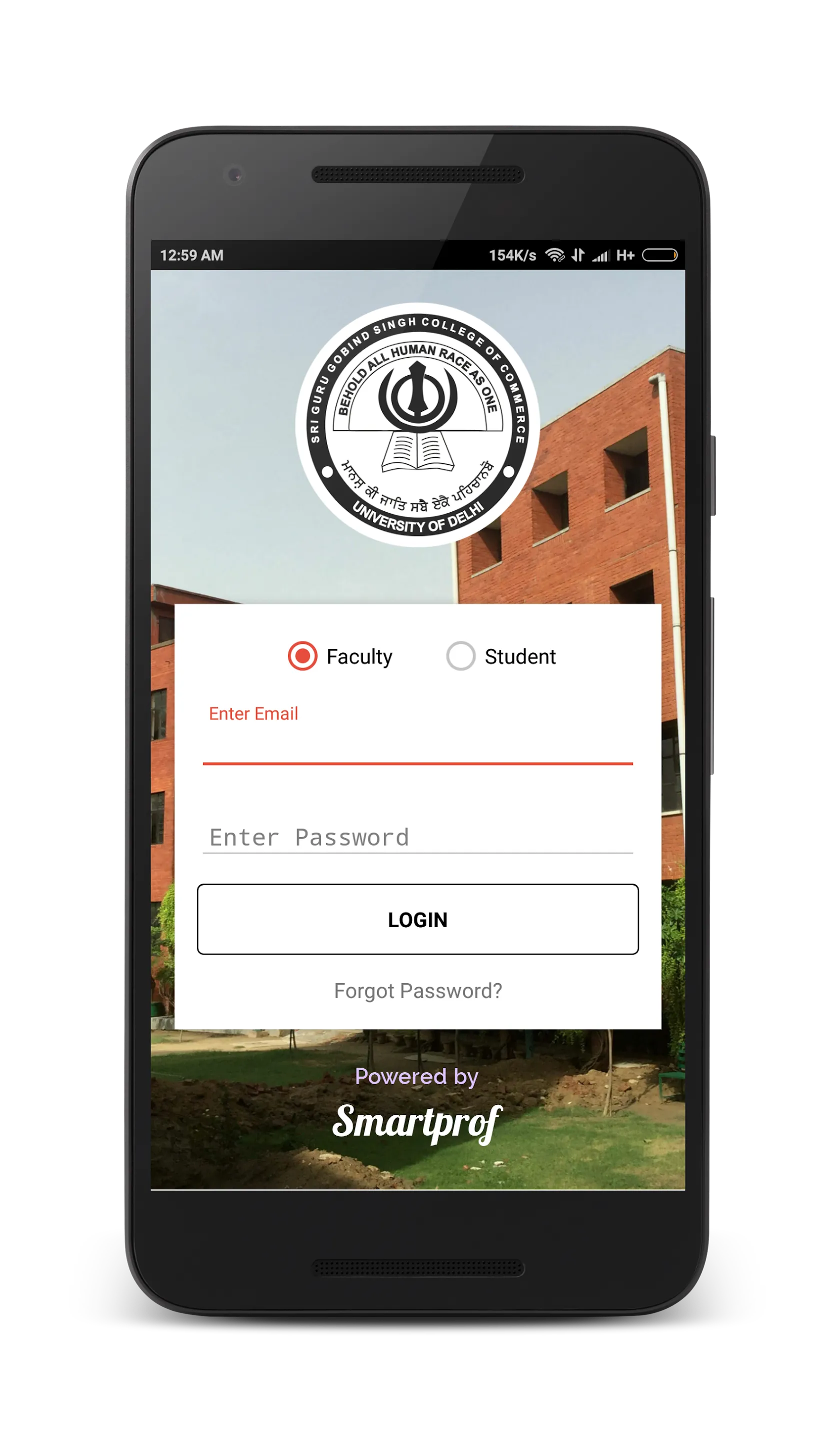 SmartProf SGGSCC | Indus Appstore | Screenshot