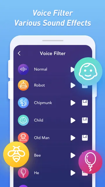 Funny Voice Changer & Sound Ef | Indus Appstore | Screenshot