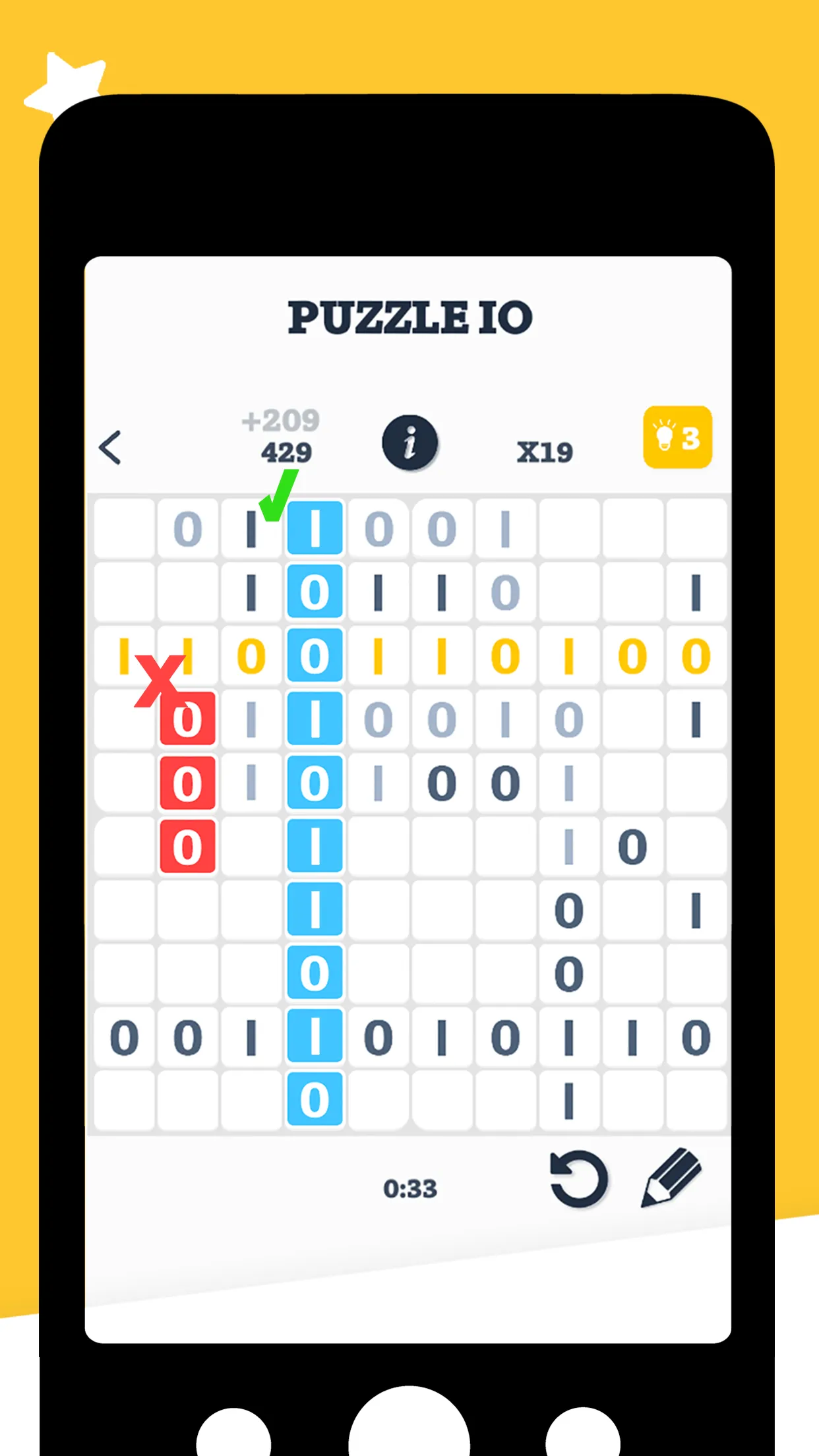 Puzzle IO Binairo Sudoku | Indus Appstore | Screenshot