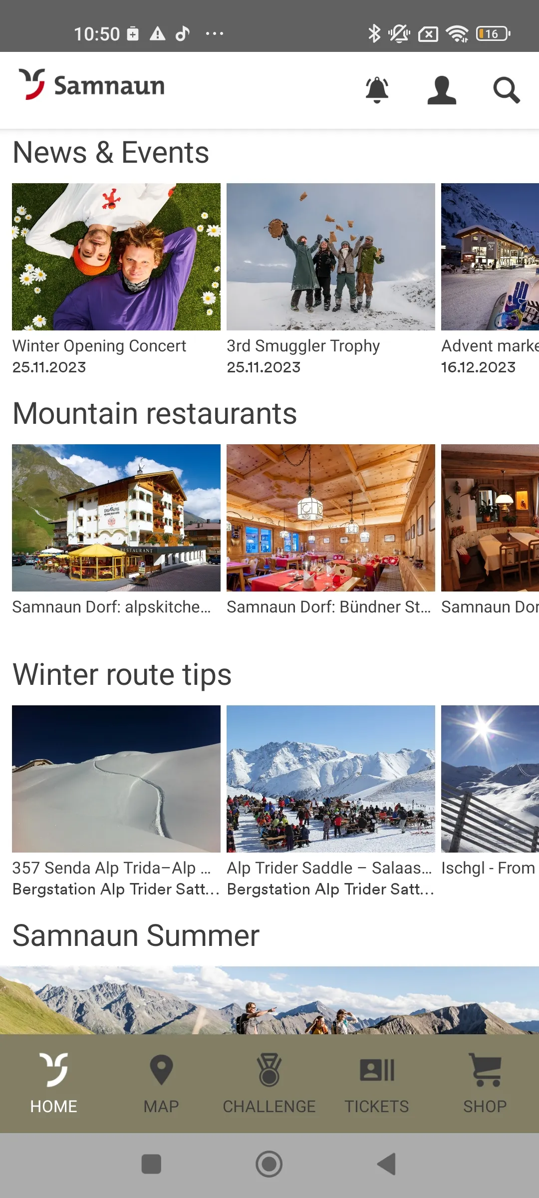 Samnaun Engadin | Indus Appstore | Screenshot