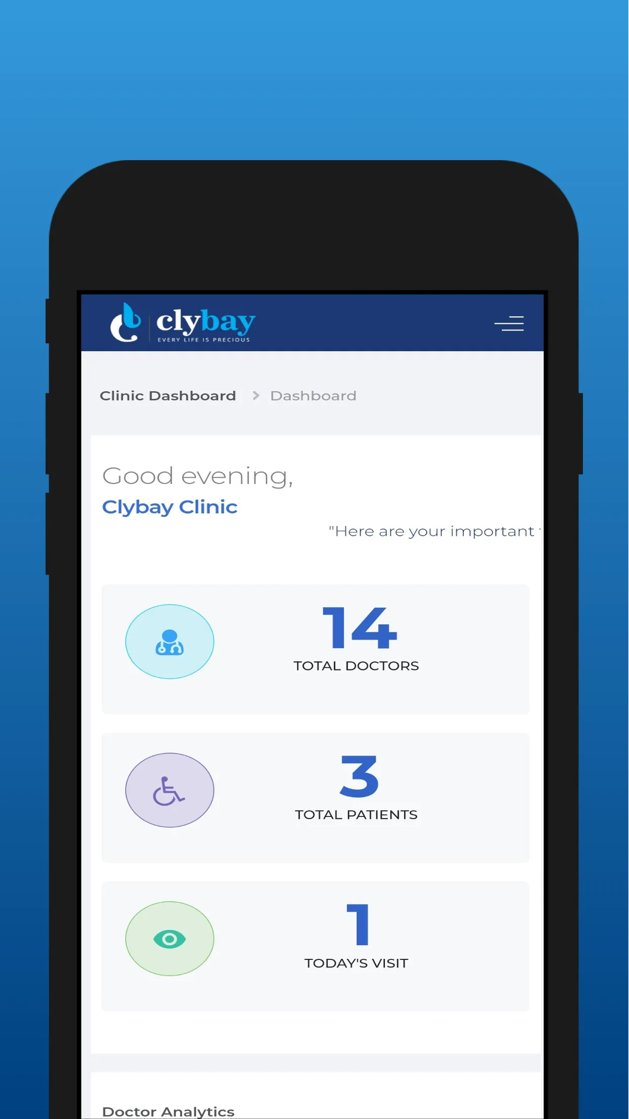 Clybay Clinic | Indus Appstore | Screenshot