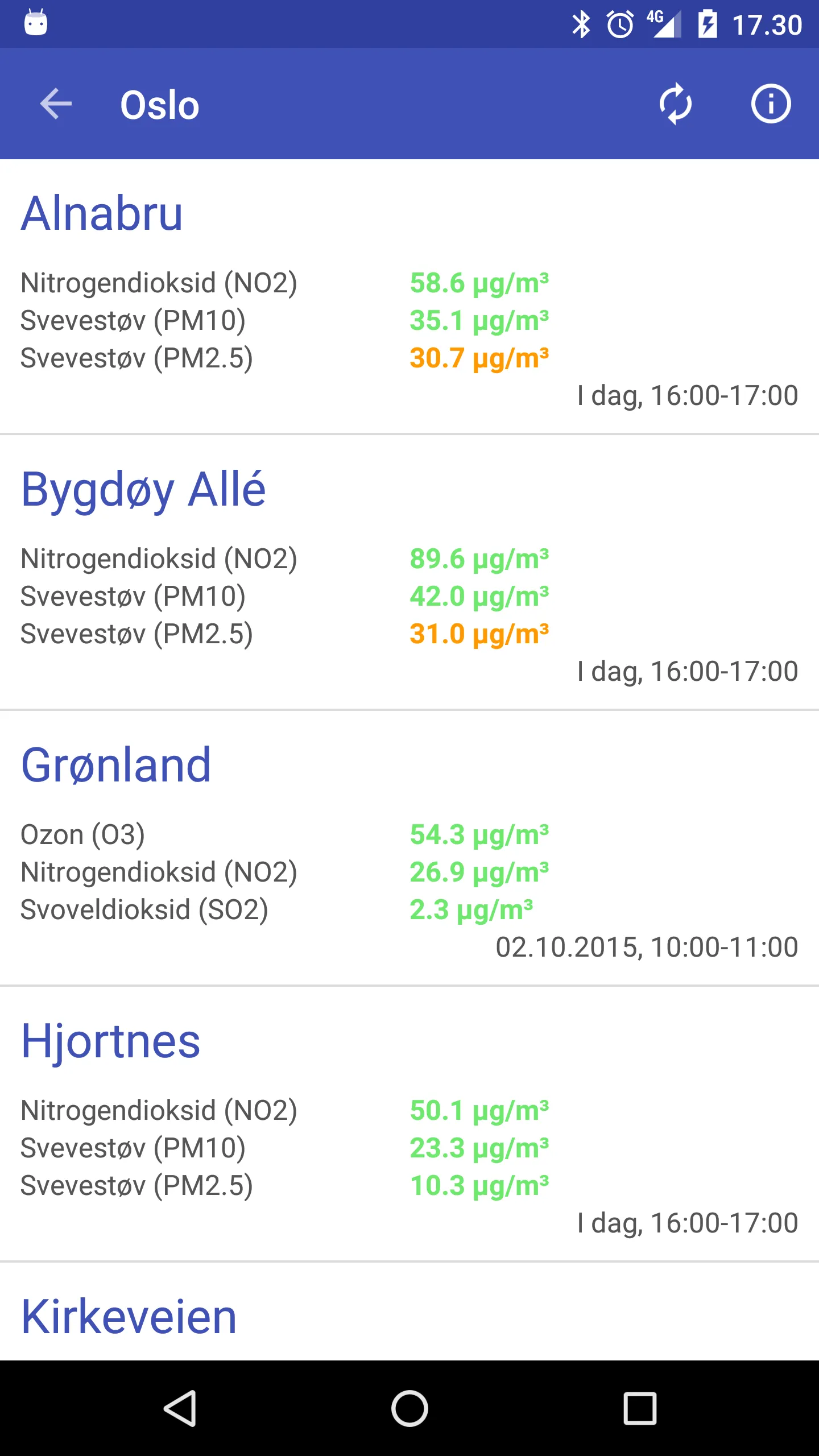 Air Pollution in Norway | Indus Appstore | Screenshot