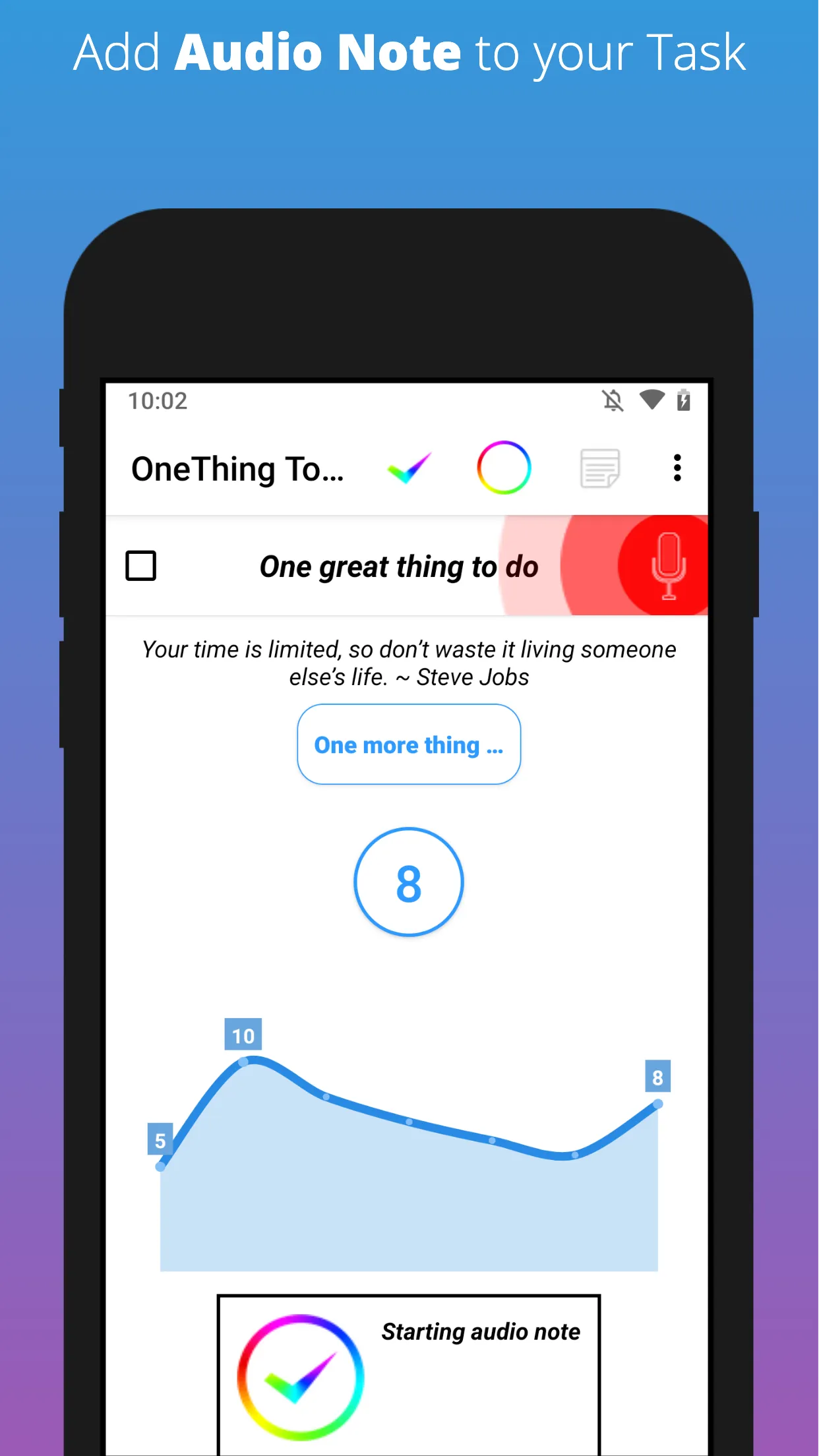 OneThing Todo | Indus Appstore | Screenshot