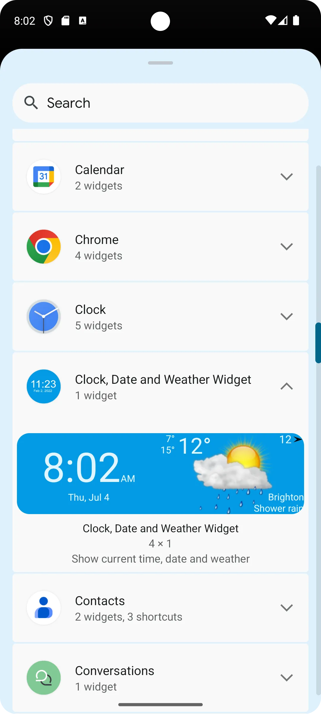 Clock, Date and Weather Widget | Indus Appstore | Screenshot