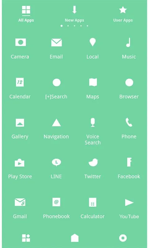 icon&wallpaper 7 Simple Colors | Indus Appstore | Screenshot