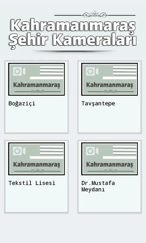 Kahramanmaraş Canlı Kameralar | Indus Appstore | Screenshot