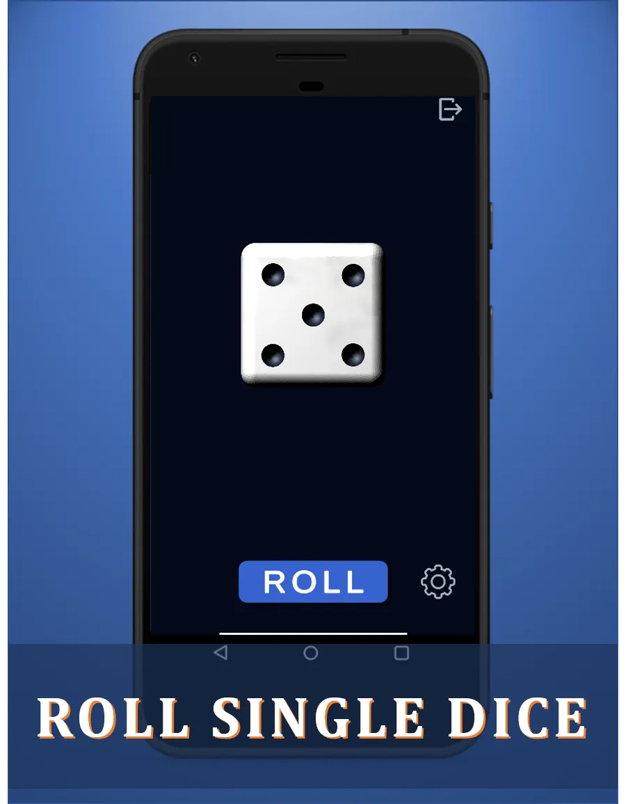 Dice rolling - 3D dice roller | Indus Appstore | Screenshot