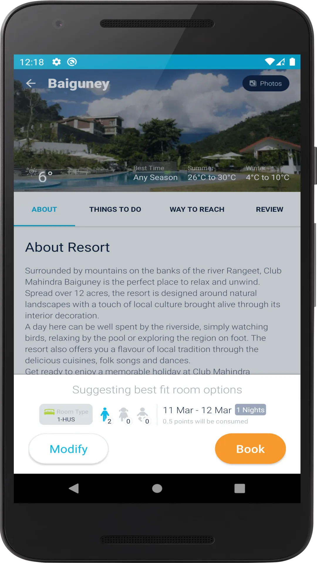 Club Mahindra | Indus Appstore | Screenshot