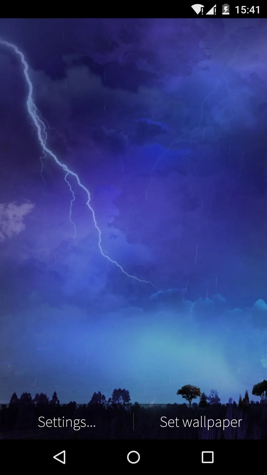 Lightning Storm Live Wallpaper | Indus Appstore | Screenshot