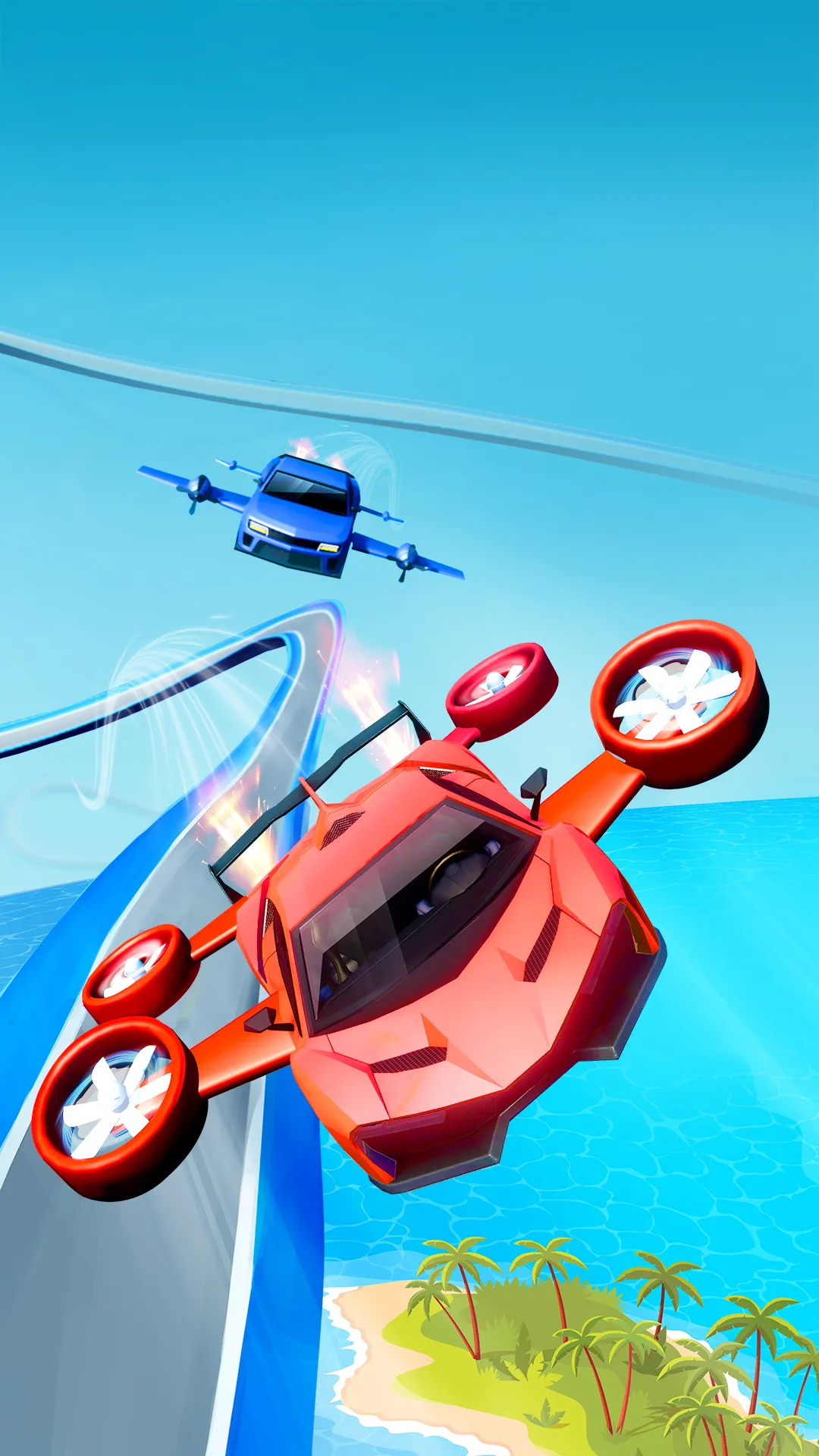 FlyCar : Race Rush 3D | Indus Appstore | Screenshot