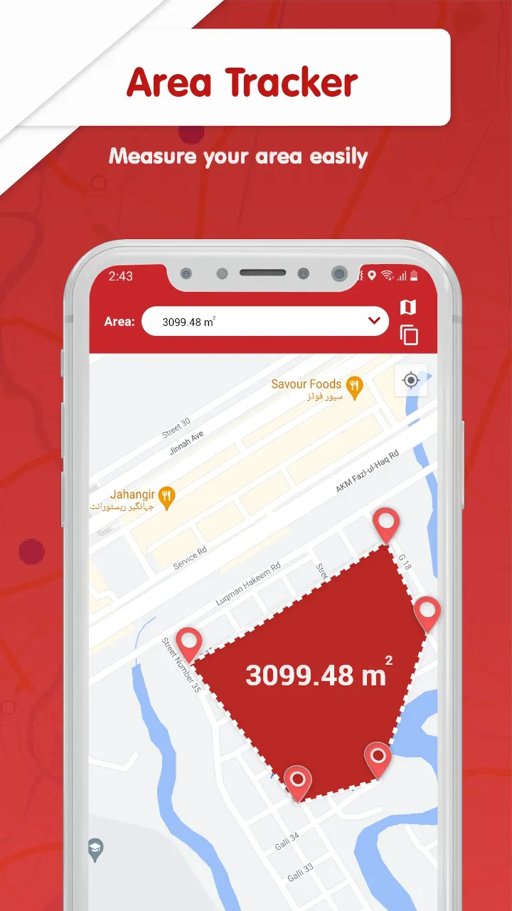 GPS Fields Area Measure App | Indus Appstore | Screenshot