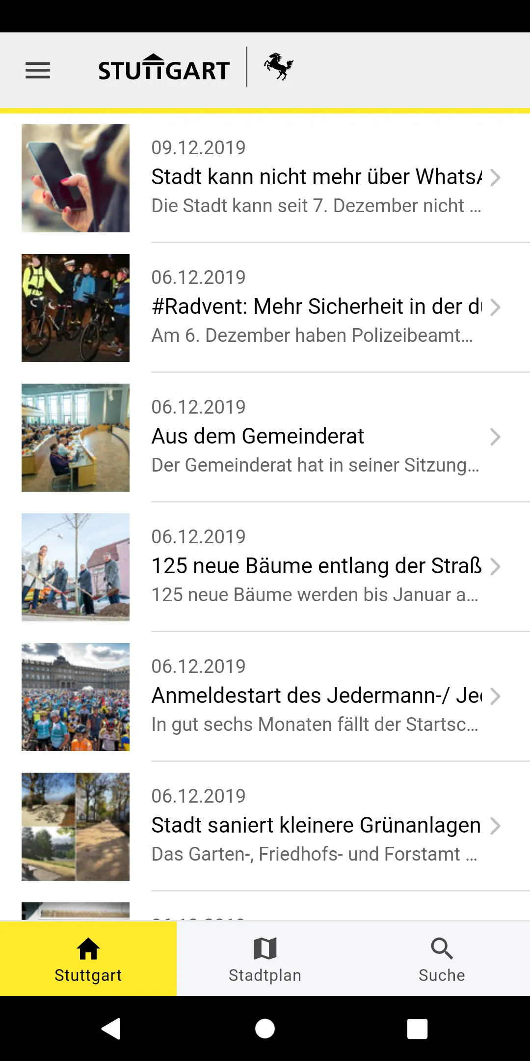 Landeshauptstadt Stuttgart | Indus Appstore | Screenshot