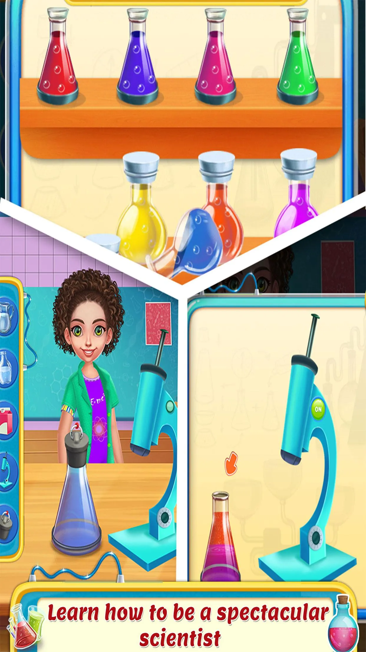 Science Experiments Lab Girl | Indus Appstore | Screenshot