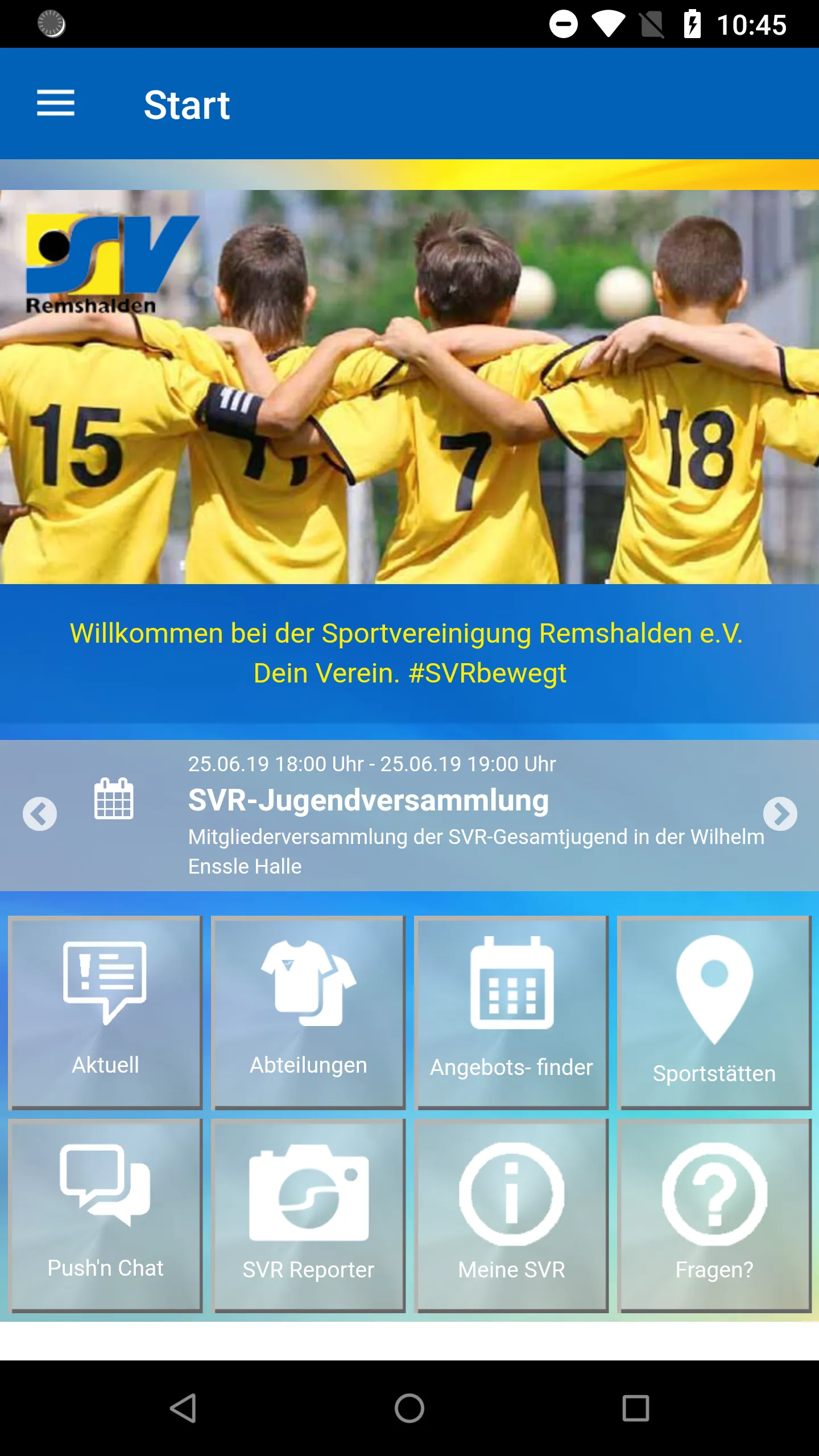 Sportvereinigung Remshalden | Indus Appstore | Screenshot