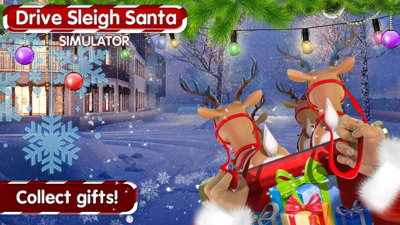 Drive Sleigh Santa Simulator | Indus Appstore | Screenshot