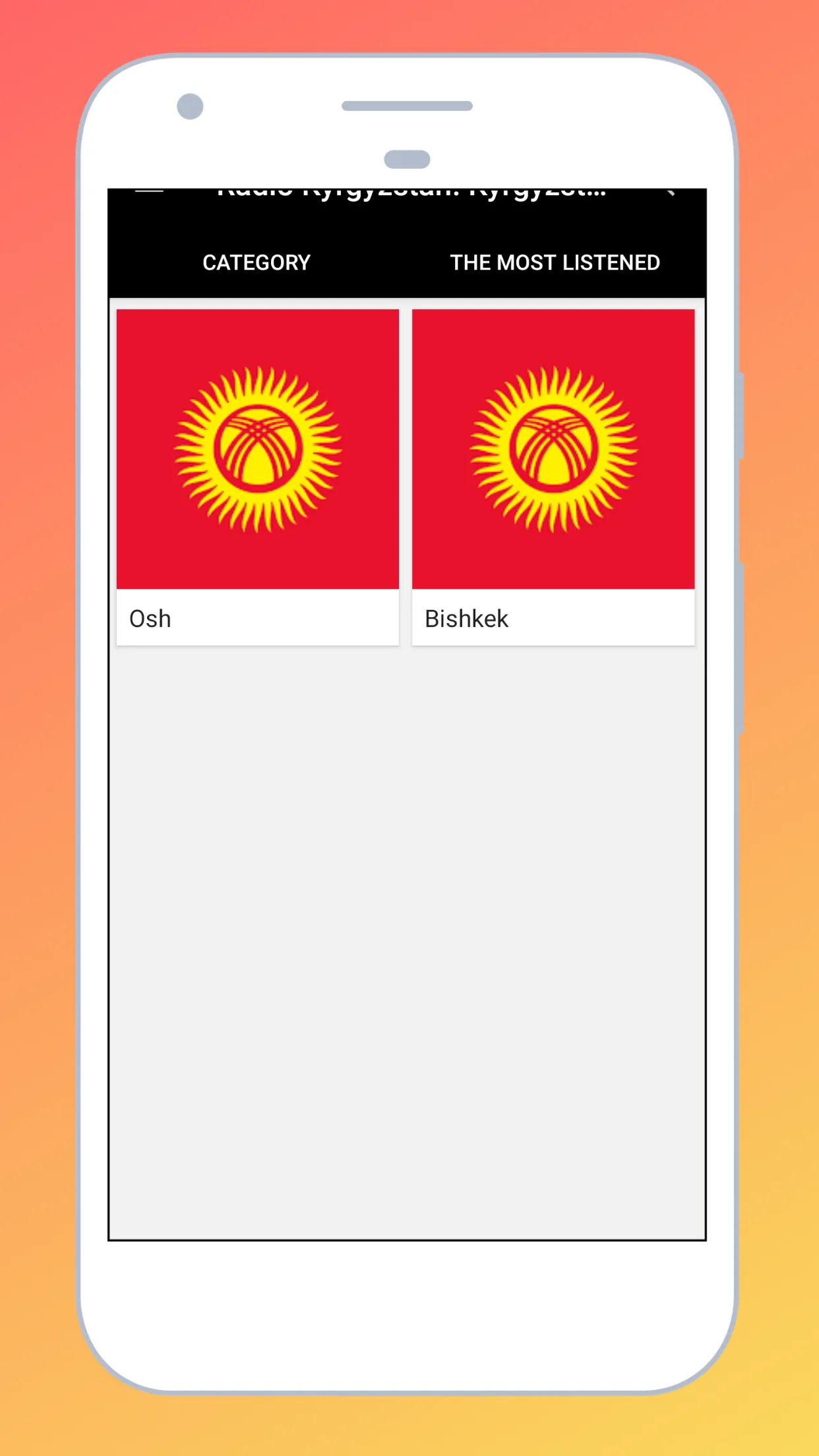 Radio Kyrgyzstan: Radio Online | Indus Appstore | Screenshot