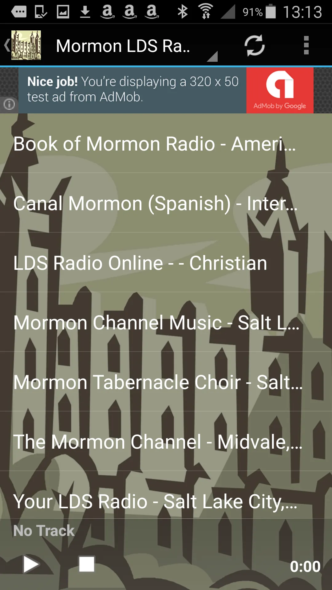 Mormon LDS Radio Stations | Indus Appstore | Screenshot