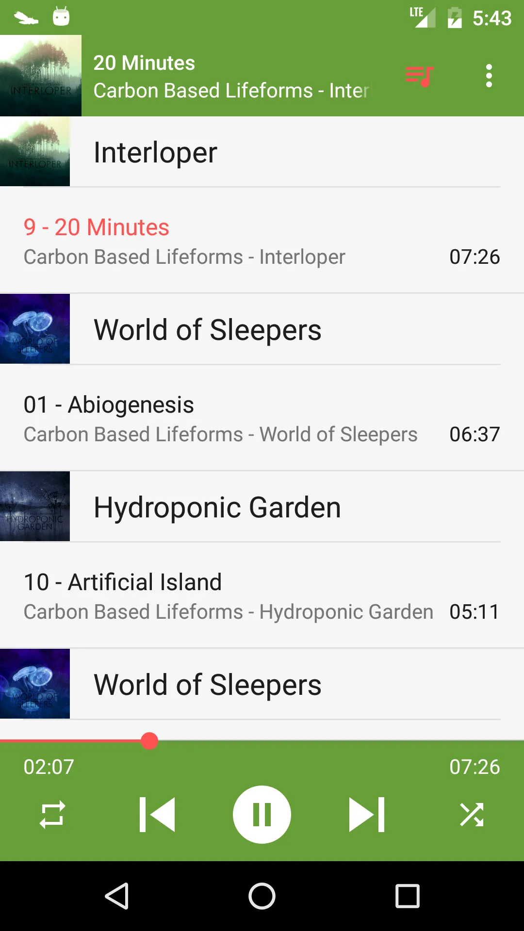 Odyssey Music Player | Indus Appstore | Screenshot